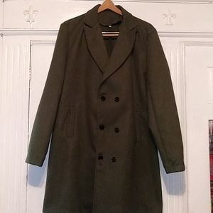Army Green Dress Coat
